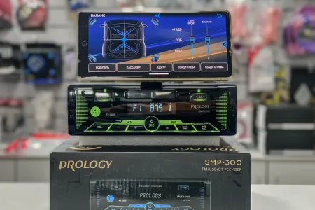 НОВИНКА, магнитола PROLOGY SMP-300 с  Bluetooth и магнитным держателем для смартфона всего за 4 890₽