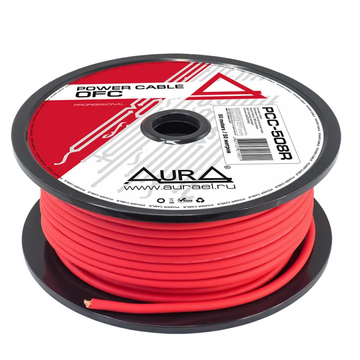 Силовой кабель AURA PCC-508R/B от ReLoud