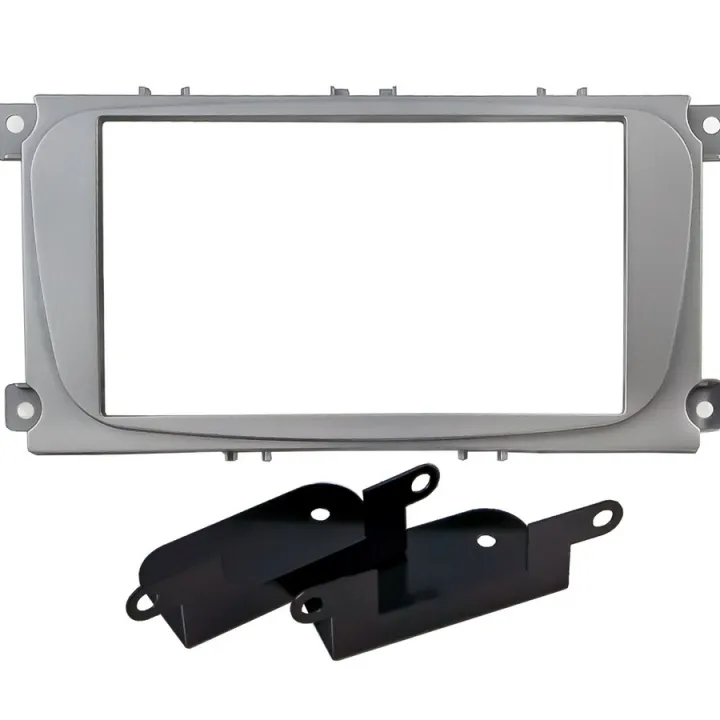 AURA AFA-FD13 Рамка 2 DIN для Ford Focus 2, Mondeo (2007+), Galaxy (2006+) серебро (RFO N15S) от ReLoud