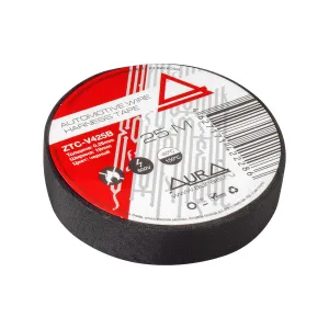 Изолента AurA ZTC-V425B 19mm x 25m, ВИСКОЗА, ЧЕРНАЯ