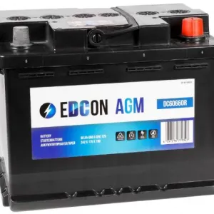 Аккумулятор EDCON 60a/h DC60660R EDC