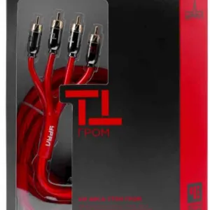 RCA кабель 4 канала УРАЛ ТТ КМ 4RCA-ТТ5М ГРОМ