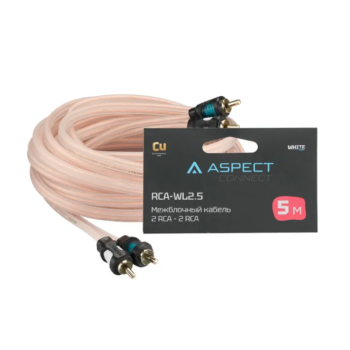 Aspect RCA-WL2,5 межблочный кабель от ReLoud