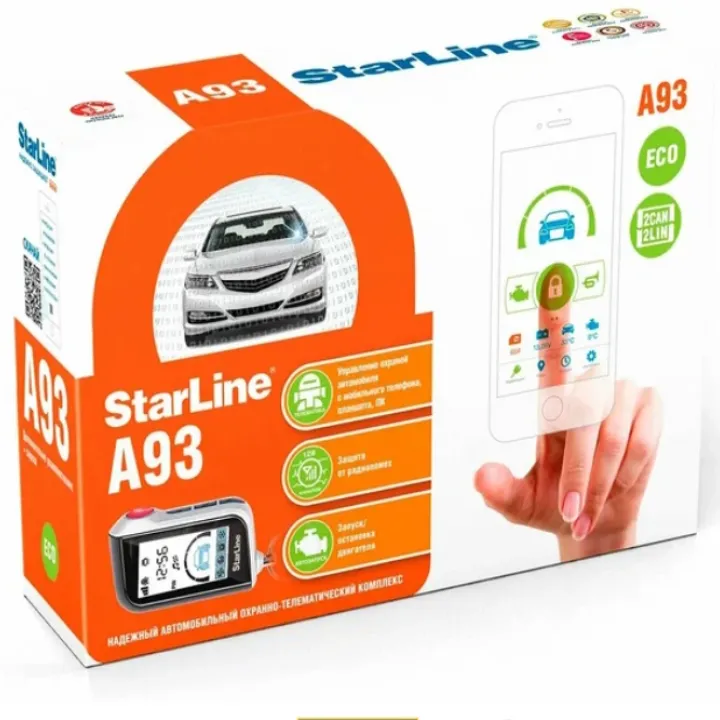 StarLine  A93v2 2CAN+2LIN LTE ECO автомобильная сигнализация от ReLoud