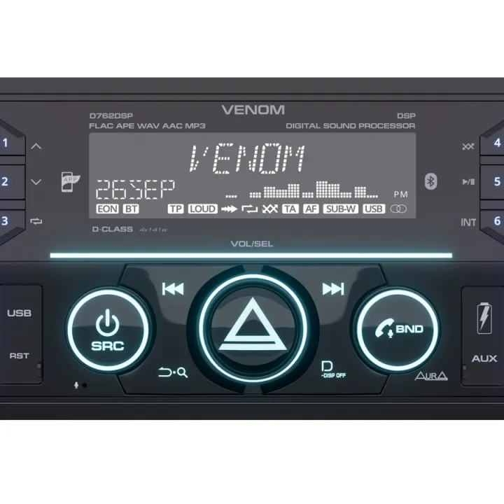 AurA VENOM-D762DSP магнитола от ReLoud