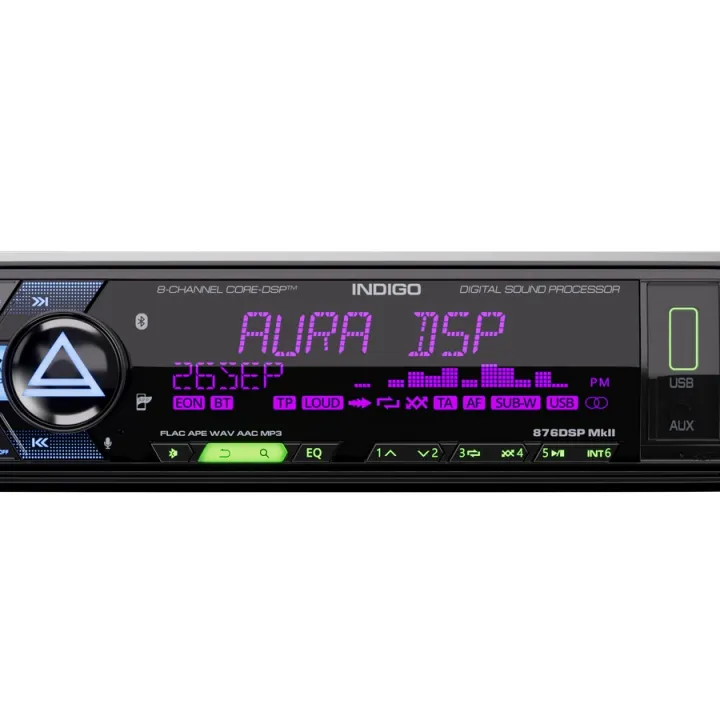 AurA INDIGO-876DSP MkII 1 din магнитола от ReLoud