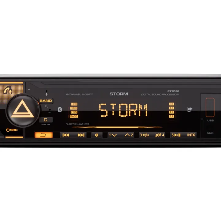 AurA STORM-677DSP 1 din магнитола от ReLoud