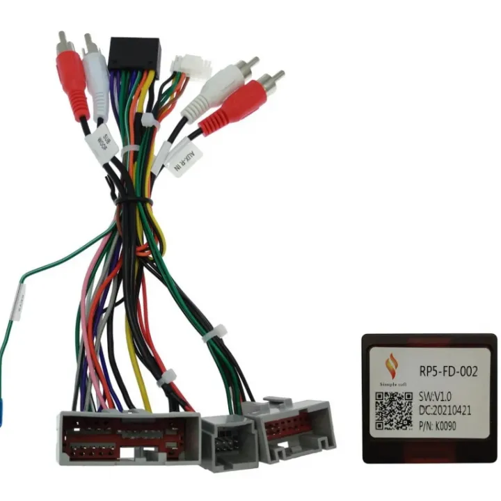 Комплект проводки Ford, Lincoln Navigator, Explorer, Ford Edge 2006 - 2010 для установки Android магнитолы /​ Wide Media от ReLoud